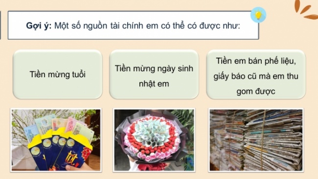 Soạn giáo án điện tử HĐTN 4 CTST bản 2 Tuần 19: HĐGDTCĐ - Lựa chọn đồ dùng muốn mua phù hợp với tài chính cá nhân