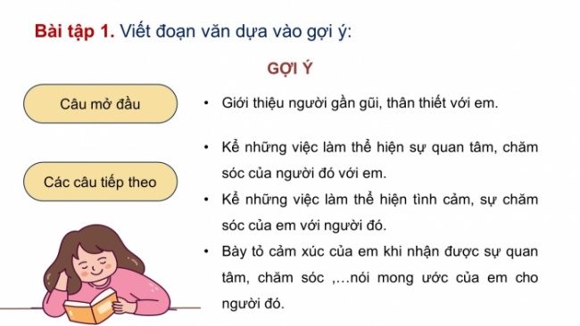 Soạn giáo án điện tử tiếng việt 4 CTST CĐ 4 Bài 5 Viết: Luyện tập viết đoạn văn nêu tình cảm, cảm xúc