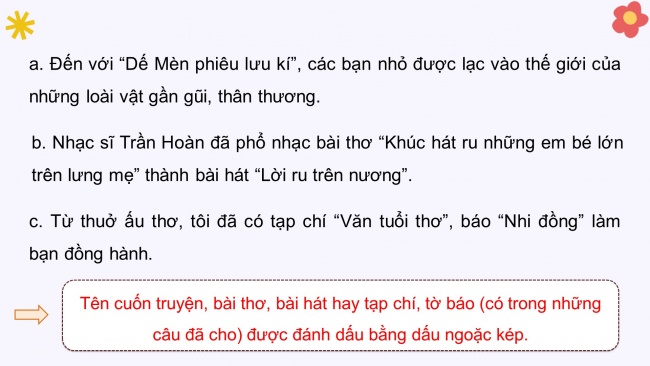 Soạn giáo án điện tử tiếng việt 4 KNTT Bài 19 Luyện từ và câu: Dấu ngoặc kép