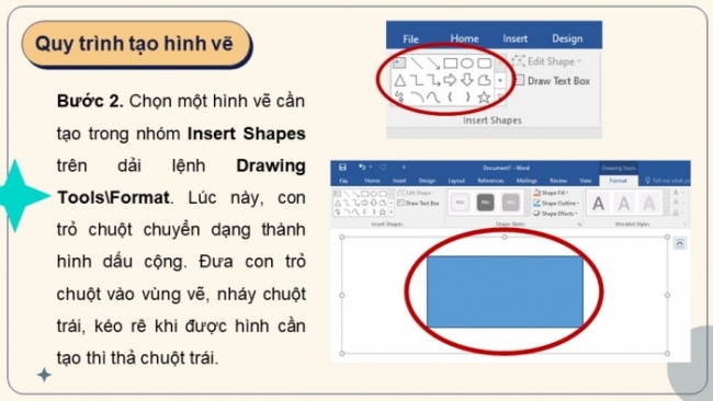 Soạn giáo án điện tử Tin học 8 CD Chủ đề E2 Bài 1: Xử lí đồ hoạ trong văn bản