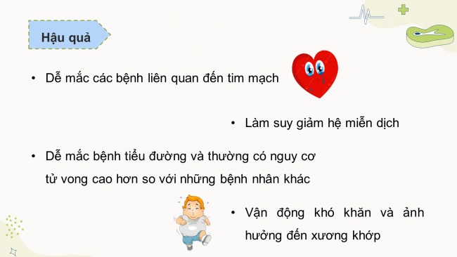 Soạn giáo án điện tử khoa học 4 CTST Bài 27: Một số bệnh liên quan đến dinh dưỡng