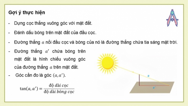 Soạn giáo án điện tử toán 11 KNTT HĐ thực hành và trải nghiệm 4: Hoạt động thực hành và trải nghiệm Hình học