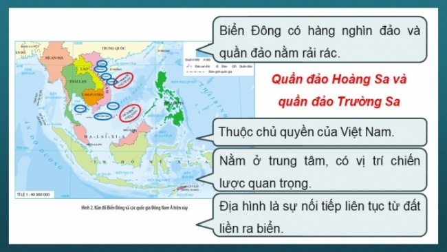 Soạn giáo án điện tử lịch sử 11 Cánh diều Bài 12: Vị trí và tầm quan trọng của Biển Đông (P2)