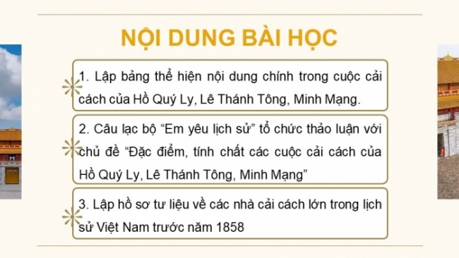 Soạn giáo án điện tử lịch sử 11 Cánh diều Thực hành chủ đề 5