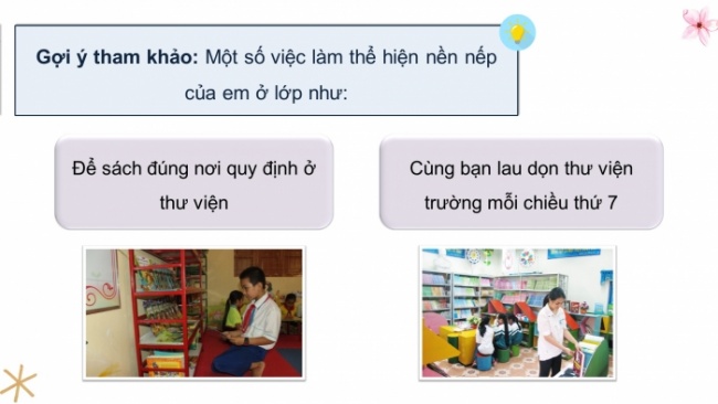 Soạn giáo án điện tử HĐTN 4 CTST bản 2 Tuần 24: HĐGDTCĐ - Thể hiện nền nếp trong sinh hoạt