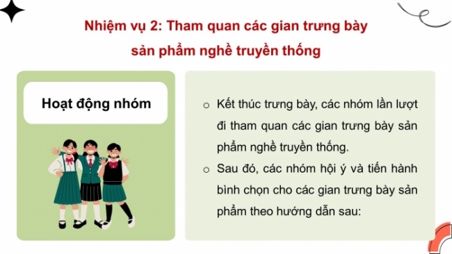 Soạn giáo án điện tử HĐTN 4 CTST bản 2 Tuần 34: HĐGDTCĐ - Giới thiệu nghề truyền thống ở địa phương