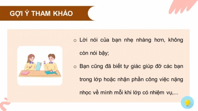 Soạn giáo án điện tử HĐTN 4 CTST bản 2 Tuần 35: HĐGDTCĐ - Báo cáo kết quả rèn luyện