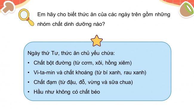 Soạn giáo án điện tử khoa học 4 KNTT Bài 24: Chế độ ăn uống cân bằng