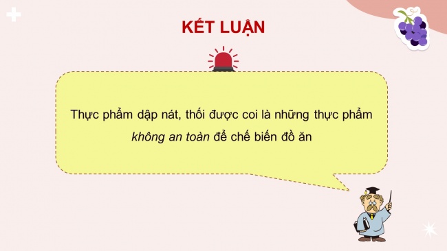 Soạn giáo án điện tử khoa học 4 KNTT Bài 26: Thực phẩm an toàn