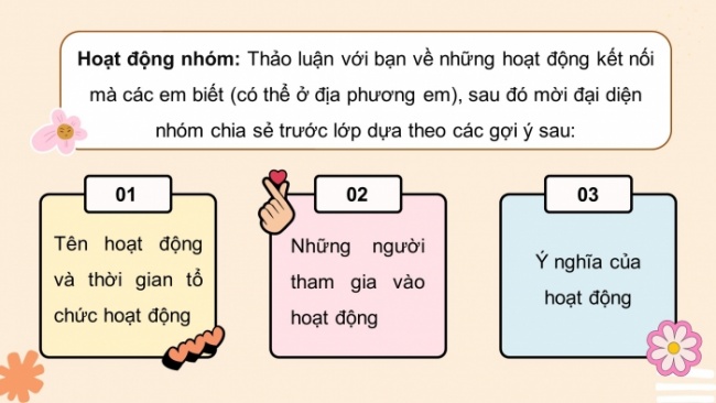 Soạn giáo án điện tử HĐTN 4 CTST bản 2 Tuần 13: HĐGDTCĐ - Kết nối những người sống xung quanh