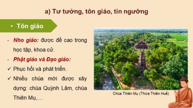 Soạn giáo án điện tử Lịch sử 8 CD Bài 8: Kinh tế, văn hóa và tôn giáo Đại Việt trong thế kỉ XVI - XVIII (Phần 2)