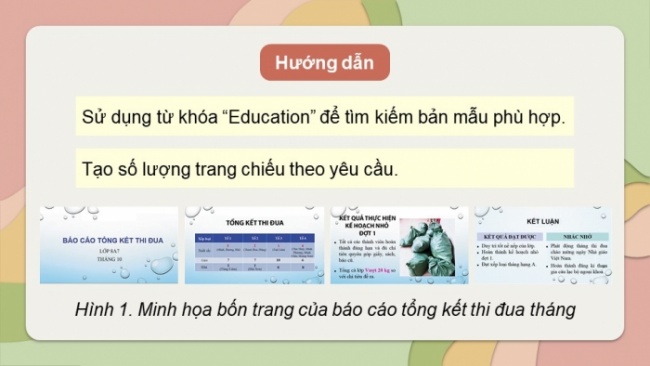 Soạn giáo án điện tử Tin học 8 CD Chủ đề E2 Bài 7: Thực hành sử dụng bản mẫu