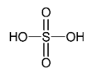 Công thức cấu tạo của sulfuric acid