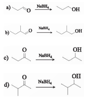 Các hợp chất carbonyl bị khử bởi các chất khử: LiAlH4, NaBH4...thành alcohol.