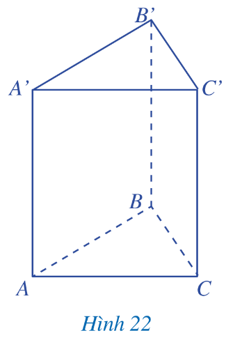 Hình lăng trụ đứng gồm có 5 mặt: ABC; A’B’C’; ABB’A’; BCC’B’; ACC’A’ Hình lăng trụ đứng gồm có 9 cạnh: AB; BC; CA; A’B’; B’C’; C’A’; AA’; BB’; CC’ Hình lăng trụ đứng gồm có 6 đỉnh: A; B; C; A’; B’; C’.