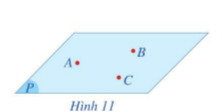Mặt phẳng qua ba điểm A, B, C không thẳng hàng được kí hiệu là mp(ABC) hoặc (ABC).
