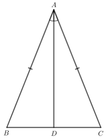 Do tam giác ABC cân tại A nên AB = AC.