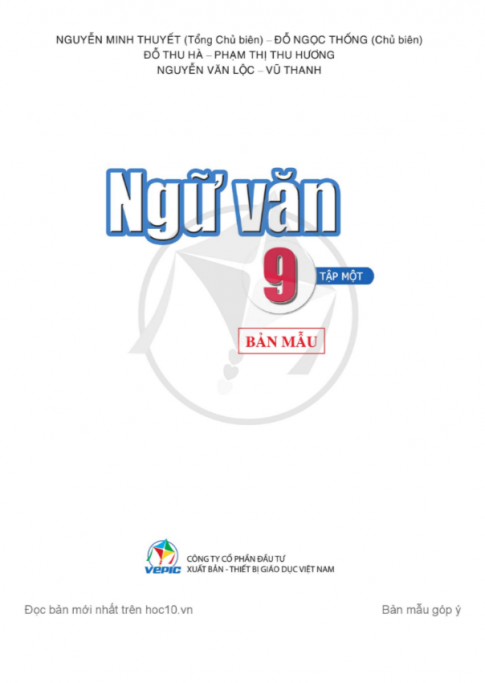 Tải Ngữ văn 9 Cánh diều (bản PDF)