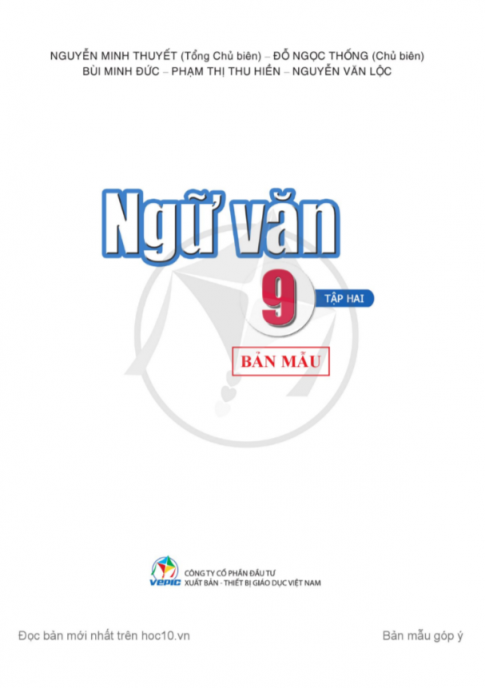 Tải Ngữ văn 9 Cánh diều (bản PDF)