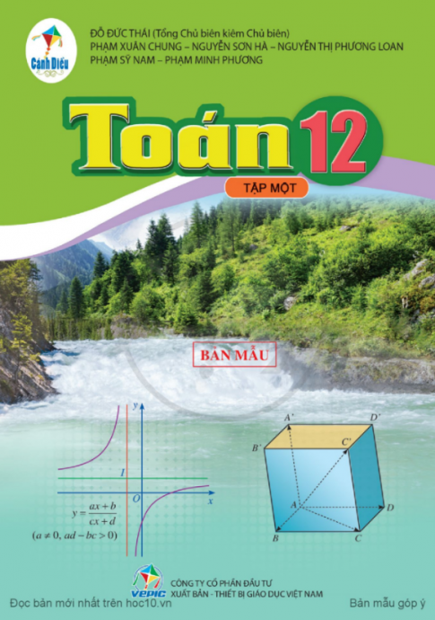 Tải Toán 12 tập 1 Cánh diều (bản PDF)