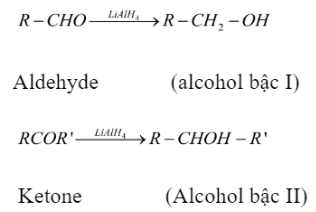 * Tìm hiểu phản ứng khử aldehyde, ketone tạo thành alcohol