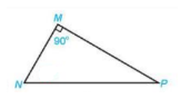 Ví dụ:  Tam giác MNP vuông tại M,  MN và MP là hai cạnh góc vuông, NP là cạnh huyền.