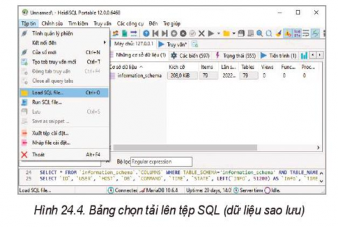 II. NHIỆM VỤ 2. THỰC HÀNH PHỤC HỒI (RESTORE) CSDL