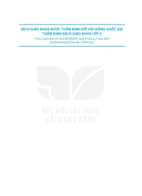 Tải Toán 5 tập 1 Kết nối tri thức (bản PDF)