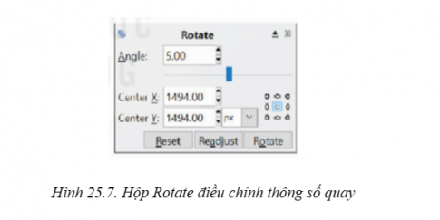 Nhiệm vụ 3. Thực hiện xoay ảnh, cắt ảnh, xuất ra tệp tin ảnh JPG