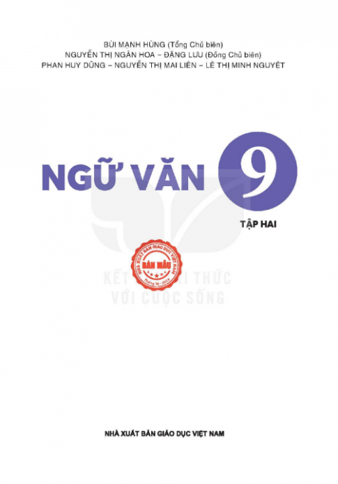 Tải Ngữ văn 9 tập 2 Kết nối tri thức (bản PDF)