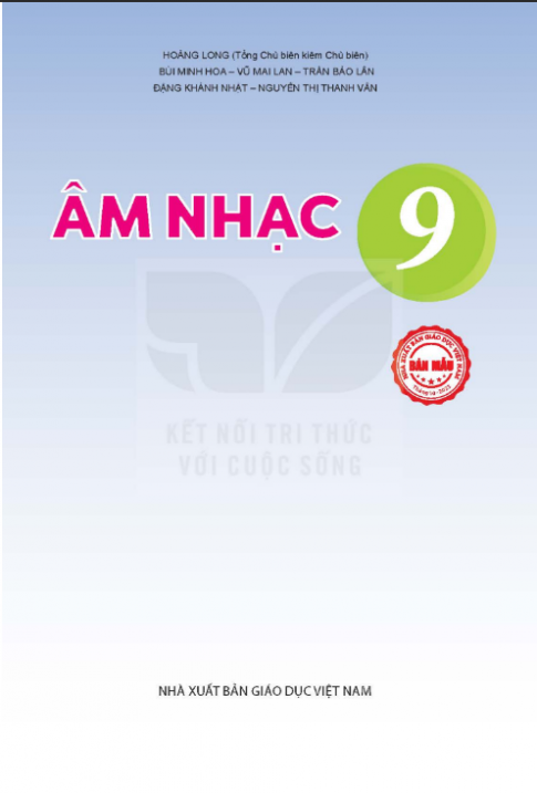 Tải Âm nhạc 9 Kết nối tri thức (bản PDF)