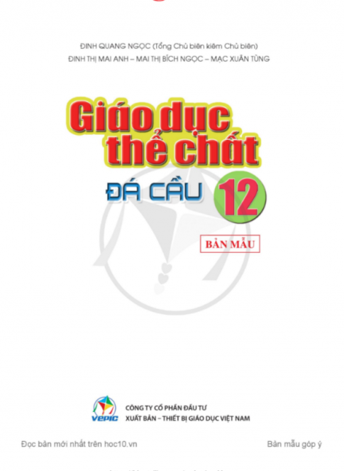 Tải Thể dục 12 Đá cầu Cánh diều (bản PDF)