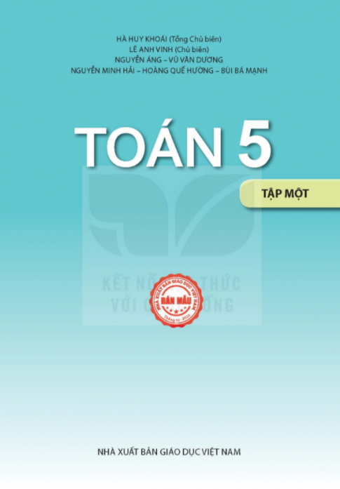 Tải Toán 5 tập 1 Kết nối tri thức (bản PDF)