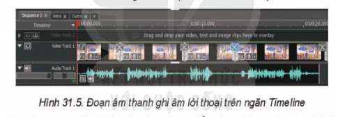 Chọn lệnh Close để đóng hộp thoại Record Narration sau khi kết thúc ghi âm.