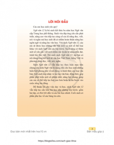 Tải Ngữ văn 12 tập 1 Cánh diều (bản PDF)