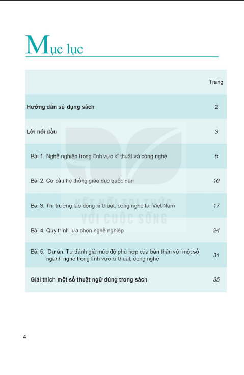 Tải Công nghệ 9 Mô đun định hướng nghề nghiệp Kết nối tri thức (bản PDF)