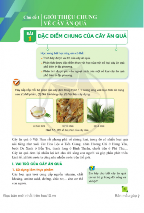 Tải Công nghệ 9 Trồng cây ăn quả Cánh diều (bản PDF)