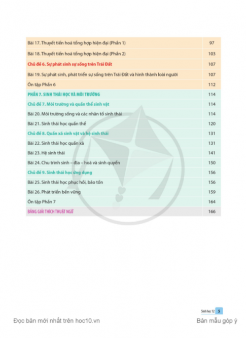 Tải Sinh học 12 Cánh diều (bản PDF)
