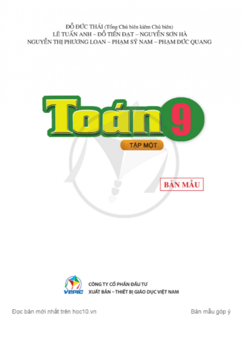 Tải Toán 9 Cánh diều (bản PDF)