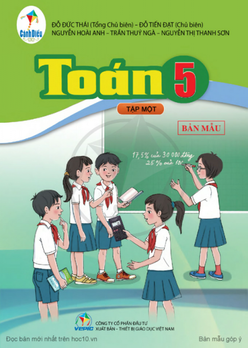 Tải Toán 5 tập 1 Cánh diều (bản PDF)