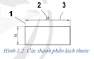 Xác định thành phần kích thước tại vị trí 2: