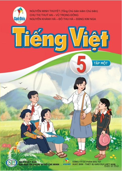 Tải Tiếng Việt 5 tập 1 Cánh diều (bản PDF)