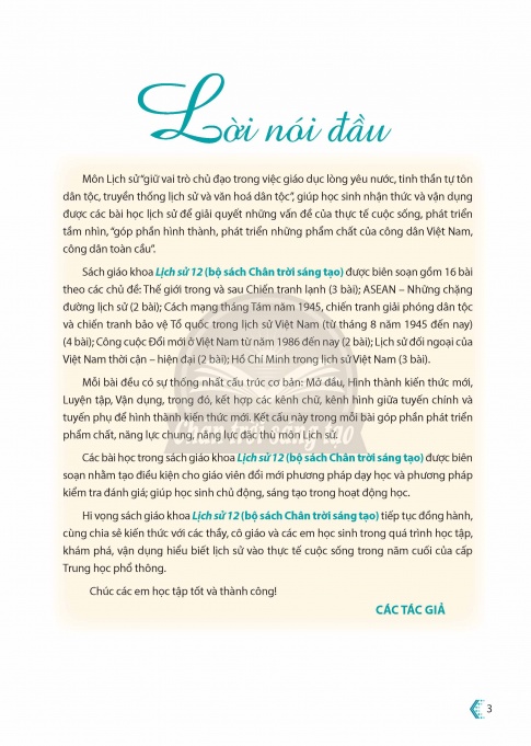 Tải Lịch sử 12 Chân trời sáng tạo (bản PDF)