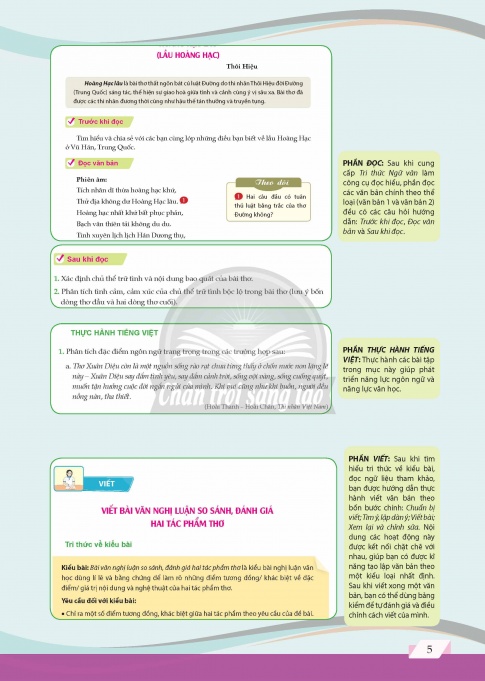 Tải Ngữ văn 12 tập 1 Chân trời sáng tạo (bản PDF)
