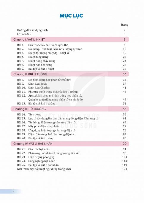 Tải Vật lí 12 Kết nối tri thức (bản PDF)