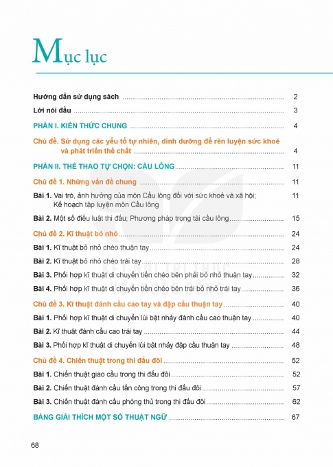 Tải Cầu lông 12 Kết nối tri thức (bản PDF)