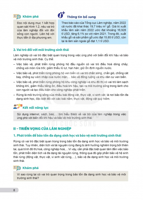 Tải công nghệ lâm nghiệp thuỷ sản 12 Kết nối tri thức (bản PDF)