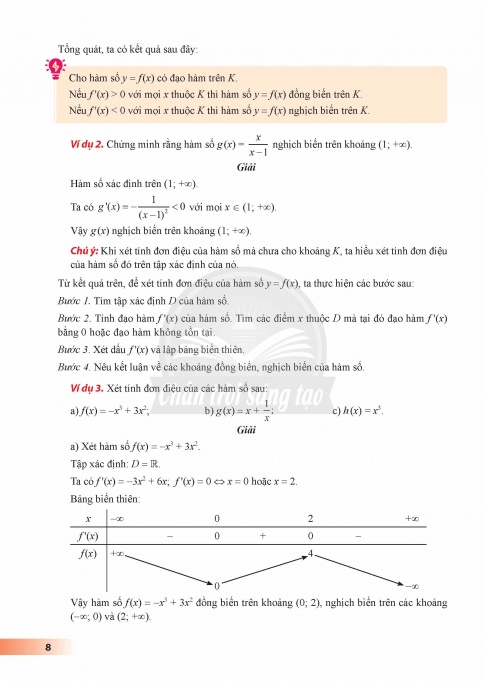 Toán 12 tập 1 Chân trời sáng tạo (bản PDF)