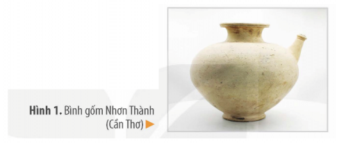 Hình 1 là một trong những hiện vật tiêu biểu của Vương quốc phù Nam. Hãy chia sẻ những điều em biết về vương quốc này.