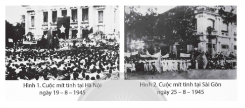 Đọc thông tin và quan sát các hình 1, 2, em hãy cho biết thắng lợi ở một số địa phương lớn như Hà Nội, Huế, Sài Gòn trong Cách mạng tháng Tám năm 1945 diễn ra như thế nào.